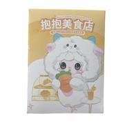 KILA MILA Yooki Plush Kechain Blind Box, Hug Food Shop Series Plush Keyring Backpack Pendant Mystery Box Gift