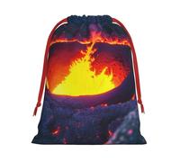 Kilauea Volcano Print Eco-Friendly Gift Portable Bags Function Convenient Easy Clean Home Office Kitchen