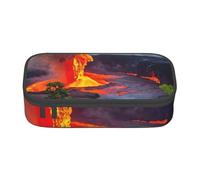 Kilauea Vulcanos Business Office Storage Bag, Pencil Case, Pencil Case, Makeup Cosmetic Bag, Kilauea Volcanoes, Taglia Unica