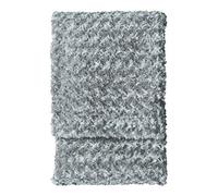 Kilburn & Scott Woodlander Faux Fur Blanket Throw Mid Grey 130x170cm Throwover