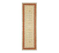 Kilim Runner 2.6x10 Cotton Runner Rug Bronze & Brown Indoor Outdoor Runner 0.19 inches Stone Hand Washable Hand Wash Cotton Carpet Flatweave Runner Rugs for Hallway, Staircases, Corridor Runner