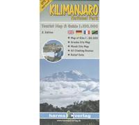 Kilimanjaro National Park 1:100.000 tourist map & guide