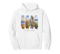 Kilimanjaro Peaks and Wildlife Herds Vacation Tanzania Pullover Hoodie