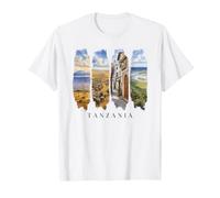 Kilimanjaro Peaks and Wildlife Herds Vacation Tanzania T-Shirt