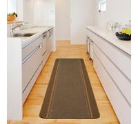 Kilkis Textured Brown Flatweave Runner - 67x180cm