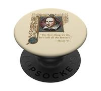 KILL ALL THE LAWYERS Shakespeare Quote Henry VI, Part 2 PopSockets Adhesive PopGrip