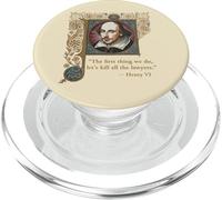 KILL ALL THE LAWYERS Shakespeare Quote Henry VI, Part 2 PopSockets PopGrip for MagSafe