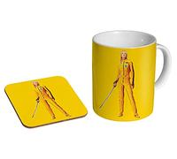 Kill Bill Uma Thurman Ceramic Coffee Mug + Coaster Gift Set …