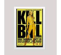Kill Bill Vol 1 Quentin Tarantino Japanese Wall Art Movie Poster print (A3 Framed - White Frame)