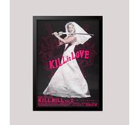 Kill Bill Vol 2 Quentin Tarantino Wall Art Movie Poster print (A3 Framed - Black Frame)