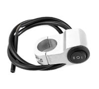 Kill Button Motorcycle Modified Aluminum Alloy Switch Headlight Spotlight Steering Two-Way Dual-Control Switches Leading Three-Wire 1PC(3)