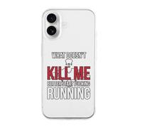 Kill Me Better Start Running Phone Case Compatible with iPhone 16 Plus Pro Max Shockproof TPU Protective Cover