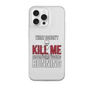 Kill Me Better Start Running Phone Case Compatible with iPhone 16 Plus Pro Max Shockproof TPU Protective Cover