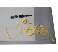 Kill Stat Anti Static ESD Grounding Kit, Anti Static Wrist Strap, Anti Static Mat, UK Plug, Grounding Wire, Safe For Electronics, PC Building, Soldering Repair And Circuit Board Repair (500 x 700mm)
