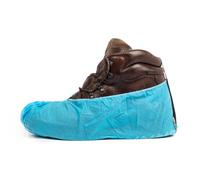 Kill Stat ESD Anti Static Overshoes, ESD Shoe Covers, Non Slip Shoe Covers, Anti-Slip Safety Footwear, Reusable, For Cleanrooms And Grounding Static, Blue (100 Pieces)