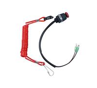 Kill Switch Cord Safety Stop Switch Lanyard for Marine Tohatsu Outboard Engine Motor Urgent Stop Switch - for Yamaha Tohatsu Honda Outboard Motors ATV Boat Bike - Marine Safety Tether Lanyard Cord Kit