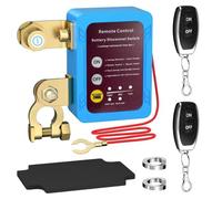 Kill Switch for Car With Remote, 12V 240A Battery Disconnect Switch, Remote Cut Off with 2 Wireless REMOTE Controls, Car Battery Isolator Switch for RV, ATV, Truck, Camper, Boat
