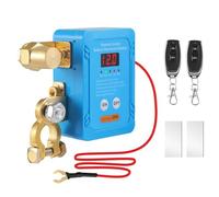 Kill Switch for Car with Remote, 12V 240A Battery Disconnect Switch with LED Display & 2 Wireless Remote Control, Car Battery Isolator Energy Saving Anti Theft Switch for Auto RV ATV Truck Camper Boat