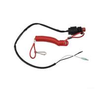 Kill Switch for Outboard Boat Motors with Safety Lanyard to Stop Engine Ignition and Prevent Accidents
