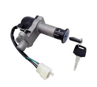 Kill Switch Ignition Coil 1 Set Motorcycle Ignition Switch & Keys Metal For 50CC 125CC 150CC For GY6 Scooter 4 Pin Plug Chinese Scooter Parts