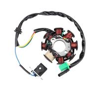 Kill Switch Ignition Coil Motorcycle 8 Coil Stator Ignition Coil Magneto For GY6 49cc 50cc 110cc 125cc 150cc 139QMB 147QMD 152QMI 157QMJ Scooter Moped
