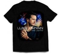 Kill The Lights Luke Bryan Unisex T-Shirt Cotton Men Summer Fashion Black Tee XXL