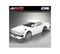 Killer Body Nissan Skyline 2000 Turbo GT-ES 1/10 RC Car Body White KB48676