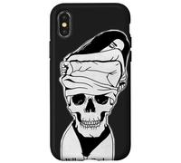 Killer Body Skull Babe Pin-Up Tattoo Case for iPhone X/XS