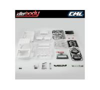 Killer Body Toyota Land Cruiser LC70 1/10 RC Hard Body Shell White KB48732