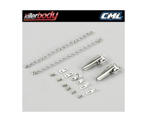 Killer Body Toyota Land Cruiser LC70 Metal Bed Lock Catch Stainless Steel KB48613