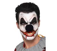 Killer Clown Facepaint Kit with 3 Colours Blood Nose Teeth Sponge & Brush