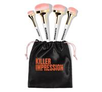 Killer Impression Killer Base & Essential Makeup Brushes Full Set in White Killer Impression White
