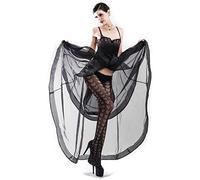 Killer Legs Oh My Hearts Black Fishnet Tights by Yelete Queen Size