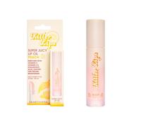 Killer Lips Super Juicy Lip Oil Peach 3.8ml - Hydrating Glossy Lip Oil with Hyaluronic Acid, Vitamin E & C, Non-Sticky Lip Gloss for Soft, Plumper Looking Lips, Vegan Friendly