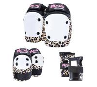 Killer Pads & Moxi Pads - 6 Pairs - Includes Knee & Elbow Pads & Wrist Guards from 187 + Killer Pads & Moxi Pads - Child to Adult Sizes (Leopard, L/XL)