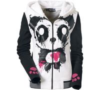 Killer Panda Mase Hood Hoodie Jacket white black L