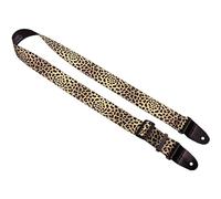 Killer-Q Guitar Strap - Stylish Straps for Electric and Acoustic Guitars With Leather Tabs, 2 Inches x 5 Feet, Leopard