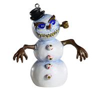 Killer Snowman Horror Ornament - Scary Prop and Decoration for Halloween, Christmas, Parties and Events - Jaed Demers Series - By HorrorNaments