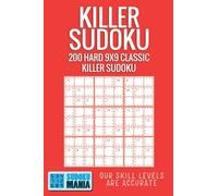 Killer Sudoku : 200 Hard 9x9 Classic Killer Sudoku