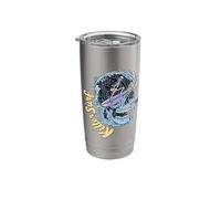 Killer Surf Skull Surf Vintage Wave Skeleton Surfing Stainless Steel Insulated Tumbler