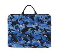 Killer Whale, 14 Inch Laptop Sleeve, Notebook Bag Laptop Case Sleeve Briefcase with Handle