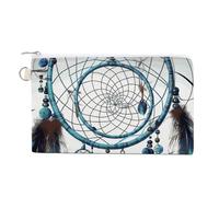 Killer Whale Coin Purse Canvas Change Pouch with Zipper Small Cosmetic Organizer Bag Women Wallet for Car Keys, Credit Cards, Cash, Lipstick, Native American Dream Catcher, One Size