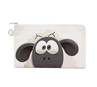 Killer Whale Coin Purse Canvas Change Pouch with Zipper Small Cosmetic Organizer Bag Women Wallet for Car Keys, Credit Cards, Cash, Lipstick, Sheep, One Size