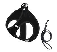 Killer Whale Dolphin Ocean Print Adjustable Harness Leash Set For Cats And Dogs, Soft Breathable Kitten Puppy Mesh Vest With Reflective Design, Escape-Proof Lead For Small Pets Walking Training