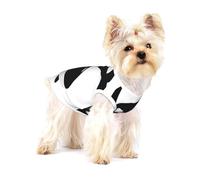 Killer Whale Dolphin Ocean Print Small Dog Clothes Pet Vest, Soft Cotton Sleeveless T-Shirts Breathable Pet Tank Top Apparel For Puppies And Cats