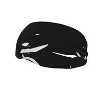 Killer Whale Dolphin Ocean Print Sports Sweatband-Workout, Sports, Costume, Running, Fashion and Outdoor Activity