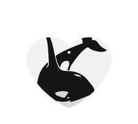 Killer Whale Dolphin Ocean Printing 10 Pcs Car Air Fresheners Cards For Scented Hanging Sheets For Bathroom With Rope
