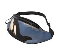 Killer Whale Fanny Pack for Men Women, Fashion Festival Fanny Pack, Travel Sport Walking Waist Bag