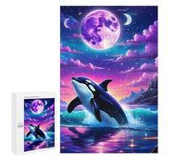 Killer Whale Jigsaw Puzzles for Adults 1000, Puzzles for Adults, Challenging Puzzles, Puzzle Game for The Whole for Women, Gifts for Men (75x50cm).