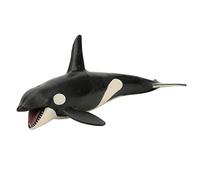 Killer Whale Model Orca Toy Decoration Highly Simulation Educational Toy for Kids 3 Years Old with Plastic Craft for Home Office Desktop